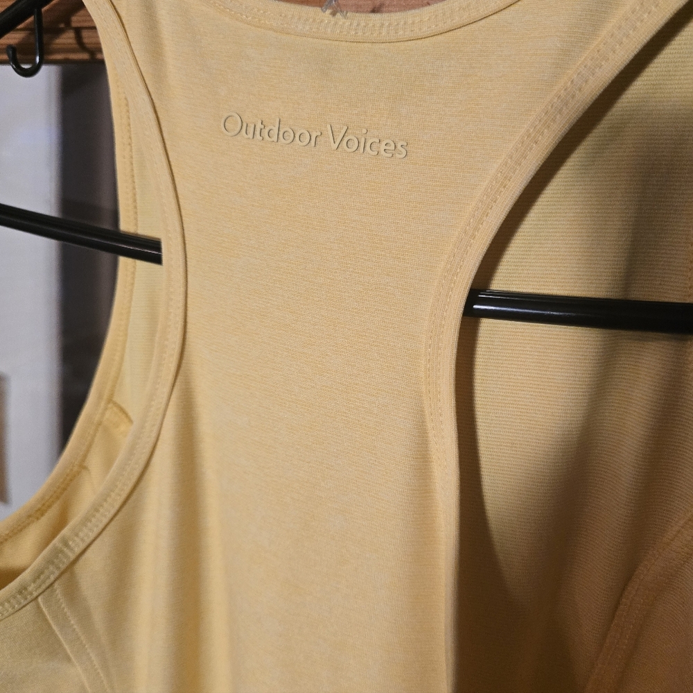 Outdoor Voices Athena Yellow Sleeveless Dress Small - Picture 2 of 5